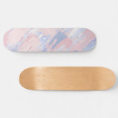 Skateboard Trucs de peinture bleu et blanc Abstraits (Horz)