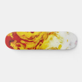 Skateboard True Flames or rouge blanc violet feu (Horz)