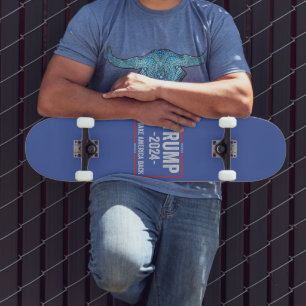 Skateboard Trump 2024 Président des élections patriotiques ré