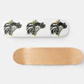 Skateboard Trumpeter Pigeon Dark Splash (Horz)
