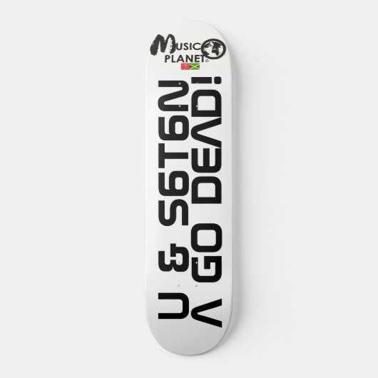 Skateboard TST U & SATAN A GO DEAD Skate (Recto)