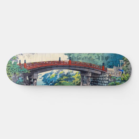 Skateboard Tsuchiya Koitsu - Pont sacré à Nikko (Horz)