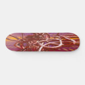 Skateboard Tubes métalliques Abstrait - 02 (Horz)
