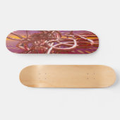 Skateboard Tubes métalliques Abstrait - 02 (Horz)