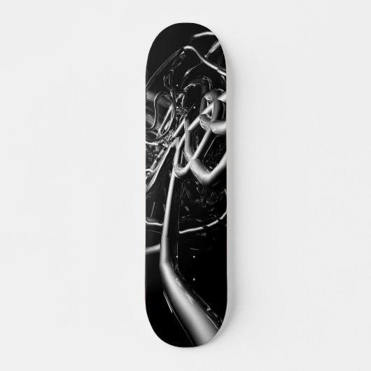 Skateboard Tubes métalliques Abstraits (Devant)