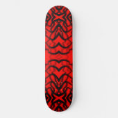 Skateboard Tubulaire Noir Et Rouge (Recto)
