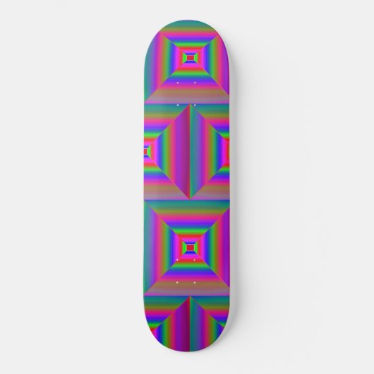 Skateboard Tuiles d'art moderne (Recto)