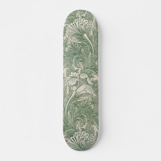 Skateboard Tulip motif par William Morris (Devant)