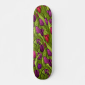 Skateboard Tulipes (Devant)