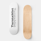 Skateboard Turnstitut ʇ sılqɐ ʇ ud n (Recto)