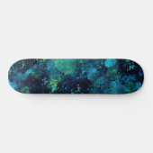 Skateboard Turquoise et Yellow (Horz)