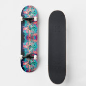 Skateboard Turquoise Neon Melt (Recto)