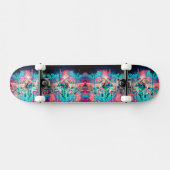 Skateboard Turquoise Neon Melt (Horz)