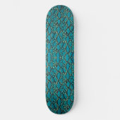 Skateboard Turquoise Snakeskin (Recto)