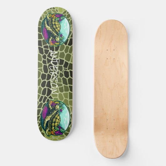 skateboard Turtle Shell Under Water (Recto)