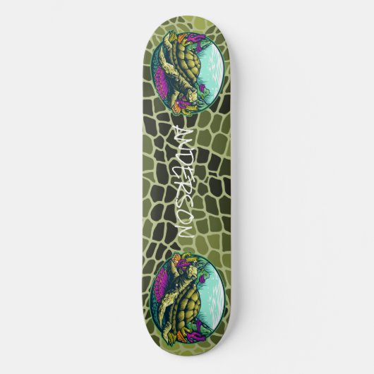 skateboard Turtle Shell Under Water (Recto)