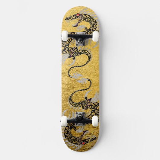 Skateboard Twin Tribal Dragon GL (Recto)