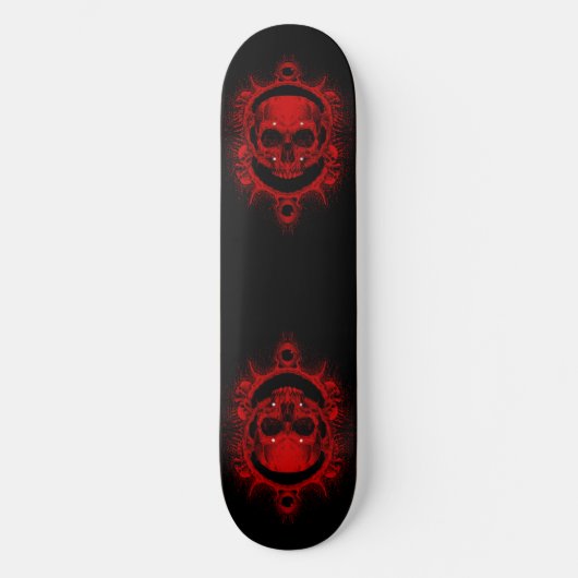 skateboard Two Red Skeleton Skeleton Sketch (Recto)