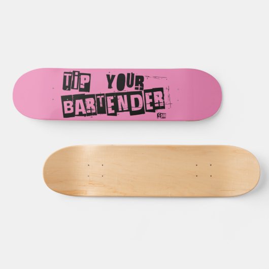 Skateboard TYB Pink Punker (Horz)