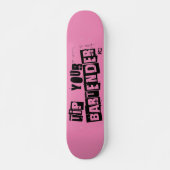 Skateboard TYB Pink Punker (Devant)