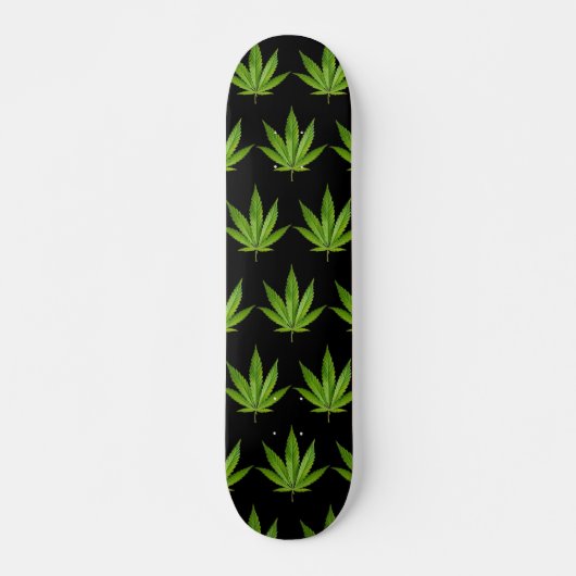Skateboard type 420WeedArmy : planche à roulettes du ¾ 7" (Devant)