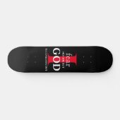 Skateboard Typographie Bible Verset ● Je Ne Crainte Personne  (Horz)
