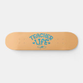 SKATEBOARD TYPOGRAPHIE DE VIE DE L'ENSEIGNANT (Horz)