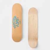SKATEBOARD TYPOGRAPHIE DE VIE DE L'ENSEIGNANT (Recto)