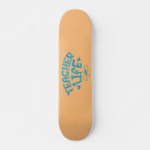 SKATEBOARD TYPOGRAPHIE DE VIE DE L'ENSEIGNANT (Devant)