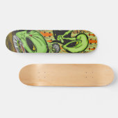 Skateboard UFO d'alien et de soucoupe volante (Horz)