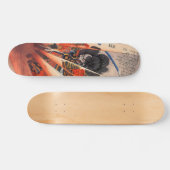 Skateboard ukiyoe japonais (Horz)