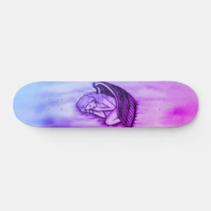 Skateboard Un Ange endormi sur les nuages des cieux
