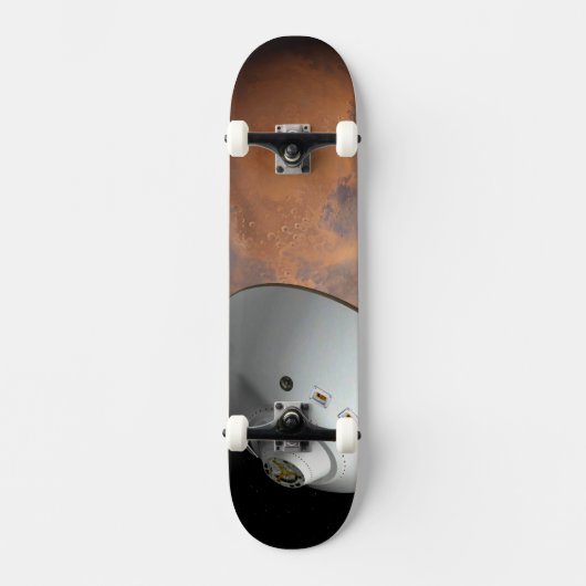 Skateboard Un Appareil Spatial Encaissé D'Aérocoque En Approc (Recto)
