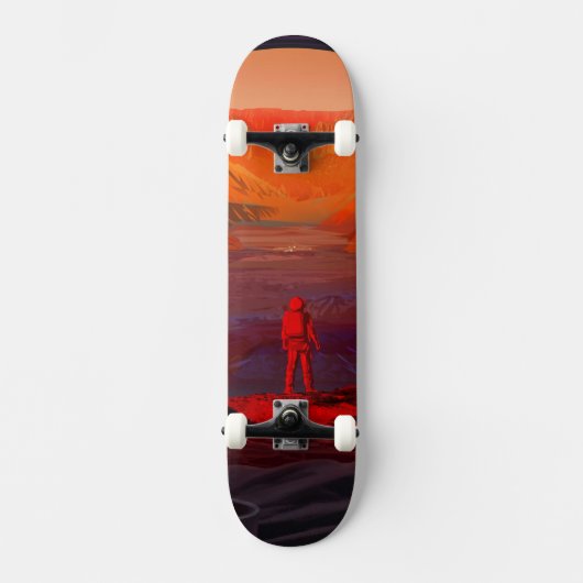 Skateboard Un Astronaute Sur Mars (Recto)