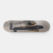 Skateboard Un bombardier Lancaster en feu (Horz)