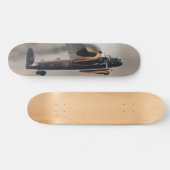 Skateboard Un bombardier Lancaster en feu (Horz)