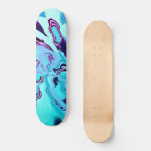 Skateboard Un Cool D'Art Original Peint À La Main  (Recto)