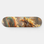 Skateboard Un dragon stupéfiant qui s'envole dans les nuages (Horz)