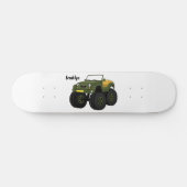 Skateboard Un Green Monster truck (Horz)
