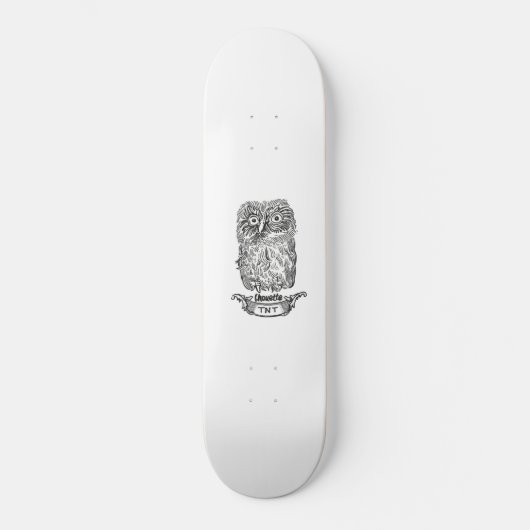 Skateboard un hibou très cool (Recto)