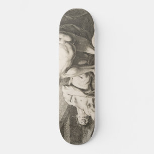 Skateboard Un homme levant les pattes d'un autre homme