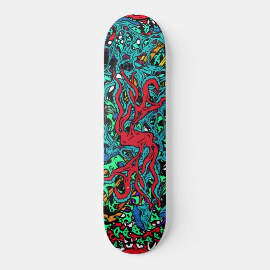 Skateboard Un jour intense Glo Psycho Loco Insane Graphics (Recto)