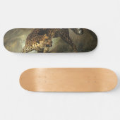 Skateboard Un léopard sauvage féroce (par Jean-Baptiste Oudry (Horz)