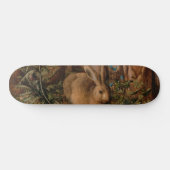 Skateboard Un lièvre dans la forêt (par Hans Hoffmann) (Horz)