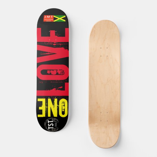 SKATEBOARD UN LOVE SKATEBOARDS / JMT USA (Recto)