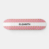 Skateboard Un Motif d'amour durable | Ajouter Votre Nom (Horz)