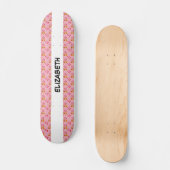 Skateboard Un Motif d'amour durable | Ajouter Votre Nom (Recto)
