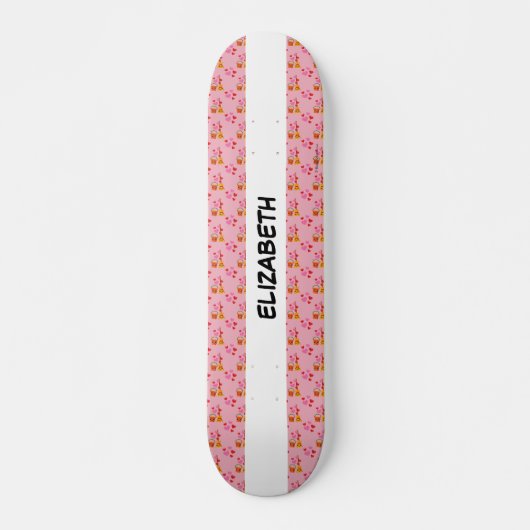 Skateboard Un Motif d'amour durable | Ajouter Votre Nom (Devant)
