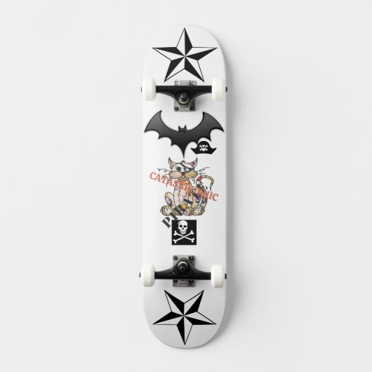 Skateboard Un oeil Catastrophique Pirate CAT (Recto)