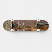 Skateboard Un panorama de l'horizon de New York City (Horz)